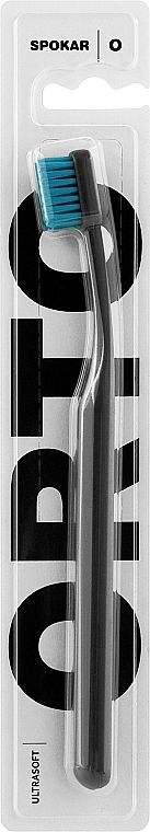 Зубна щітка Spokar Ортодонтична з U-подібним вирізом (8593534342002_Сіро-блакитна)