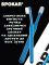 Зубна щітка Spokar Ортодонтична з U-подібним вирізом Синьо-біла (8593534342002_Синьо-біла)