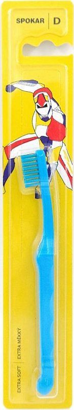 Дитяча зубна щітка екстрам'яка Spokar D Синій (8593534340497_синяя)