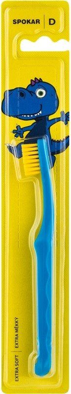 Дитяча зубна щітка екстрам'яка Spokar D Синьо-жовтий (8593534340497_сине_желтая)