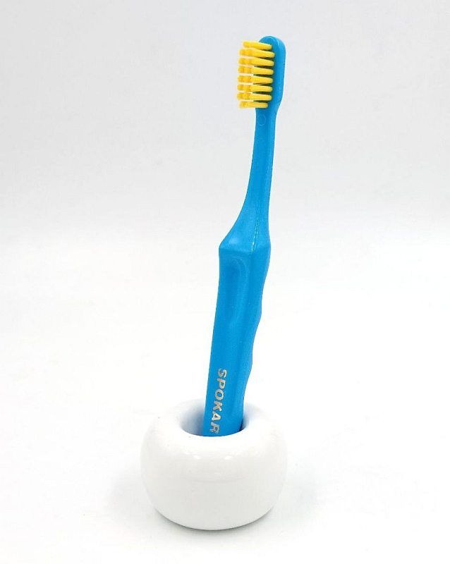 Дитяча зубна щітка екстрам'яка Spokar D Синьо-жовтий (8593534340497_сине_желтая)