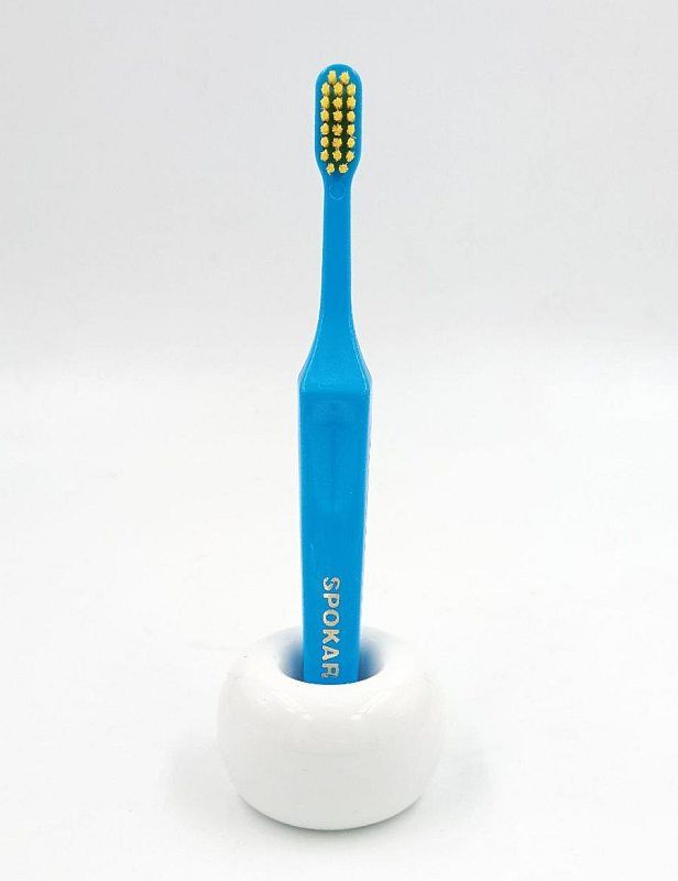 Дитяча зубна щітка екстрам'яка Spokar D Синьо-жовтий (8593534340497_сине_желтая)