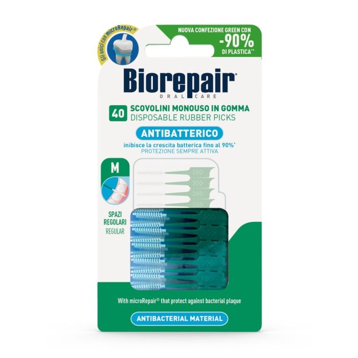 Силіконові зубочистки Biorepair розмір M 40 шт.