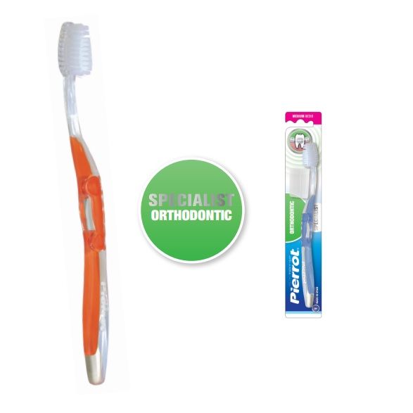 Зубна щітка Pierrot Orthodontic середня жорсткість для брекетів