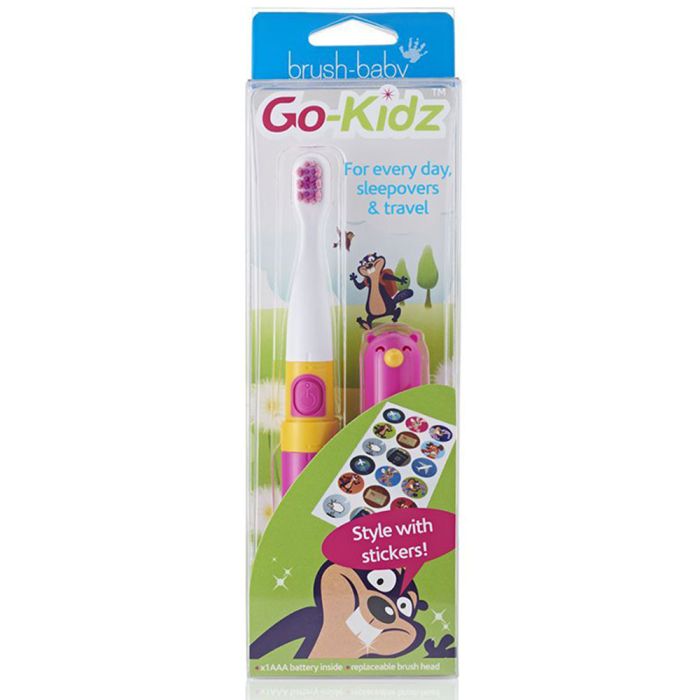Електрична зубна щітка Brush-Baby Go Kidz Boxed Pink