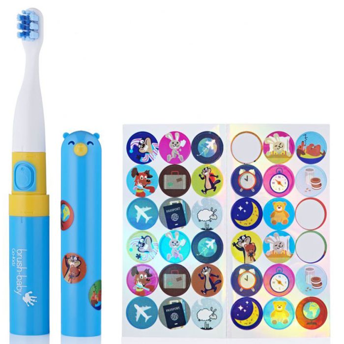Електрична зубна щітка Brush-Baby Go Kidz Boxed Blue