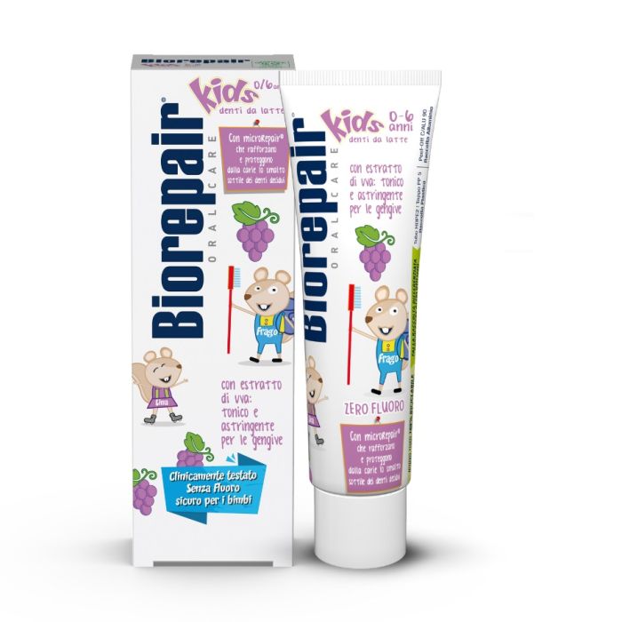 Дитяча зубна паста BioRepair Веселе мишеня Виноград 50 мл