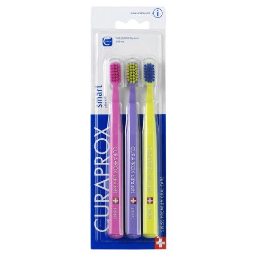 Набір зубних щіток Curaprox Smart CS 7600 3 шт